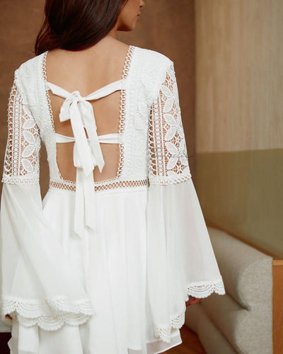 Darcy Dress - White - JAUS