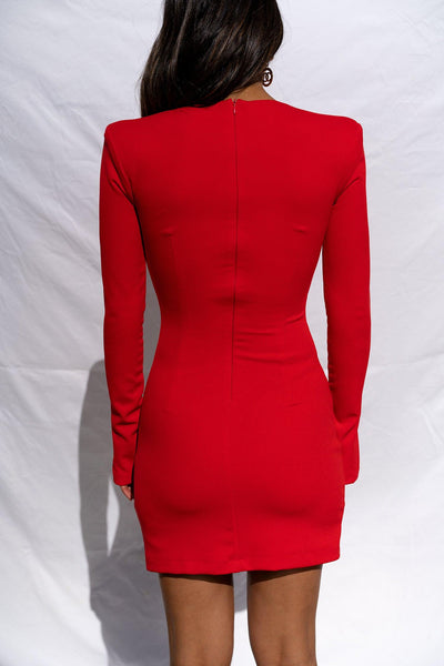 Donna Dress - Red - JAUS