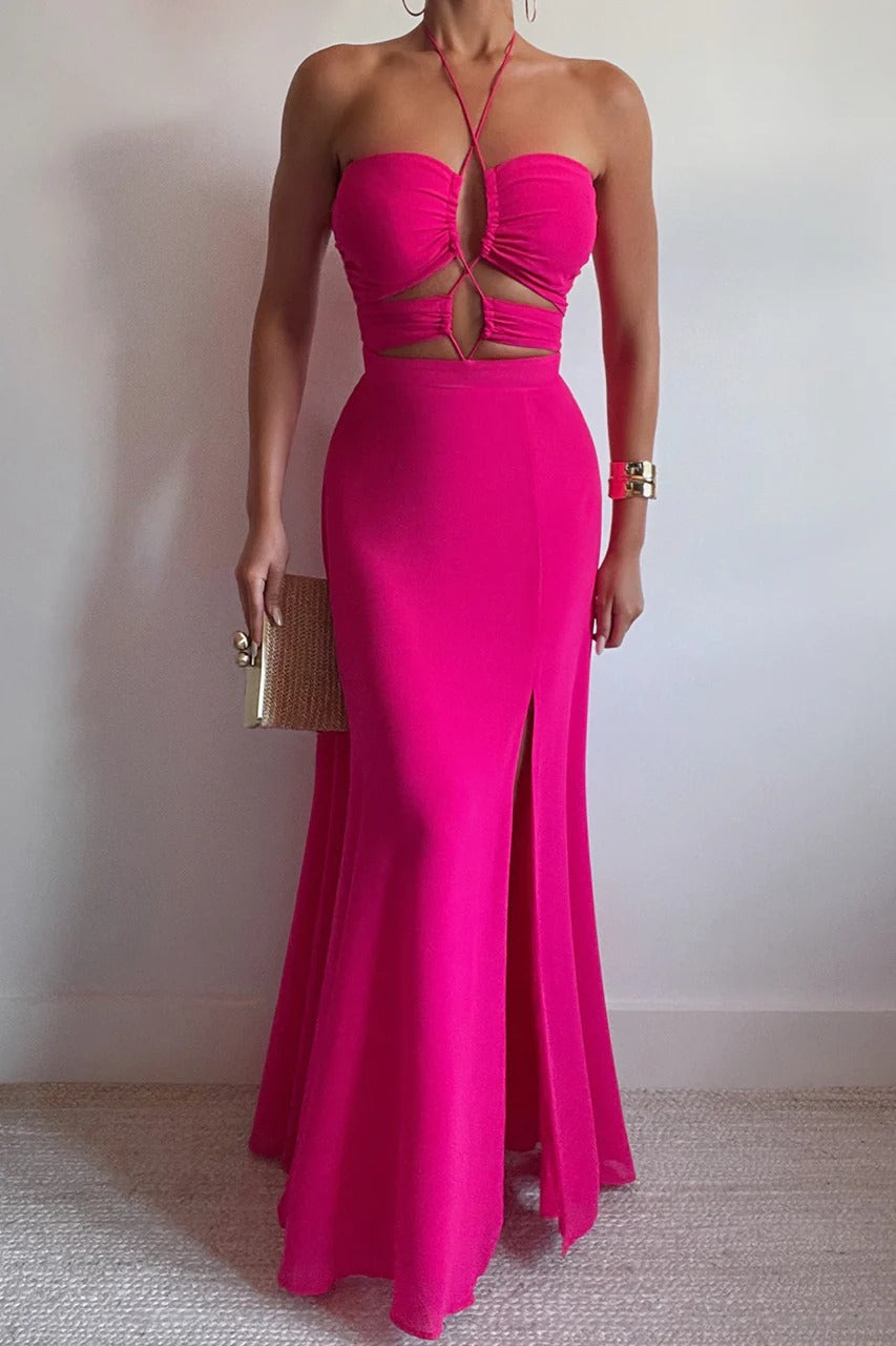 Jay Maxi Dress - Fuchsia - SHOPJAUS - JAUS