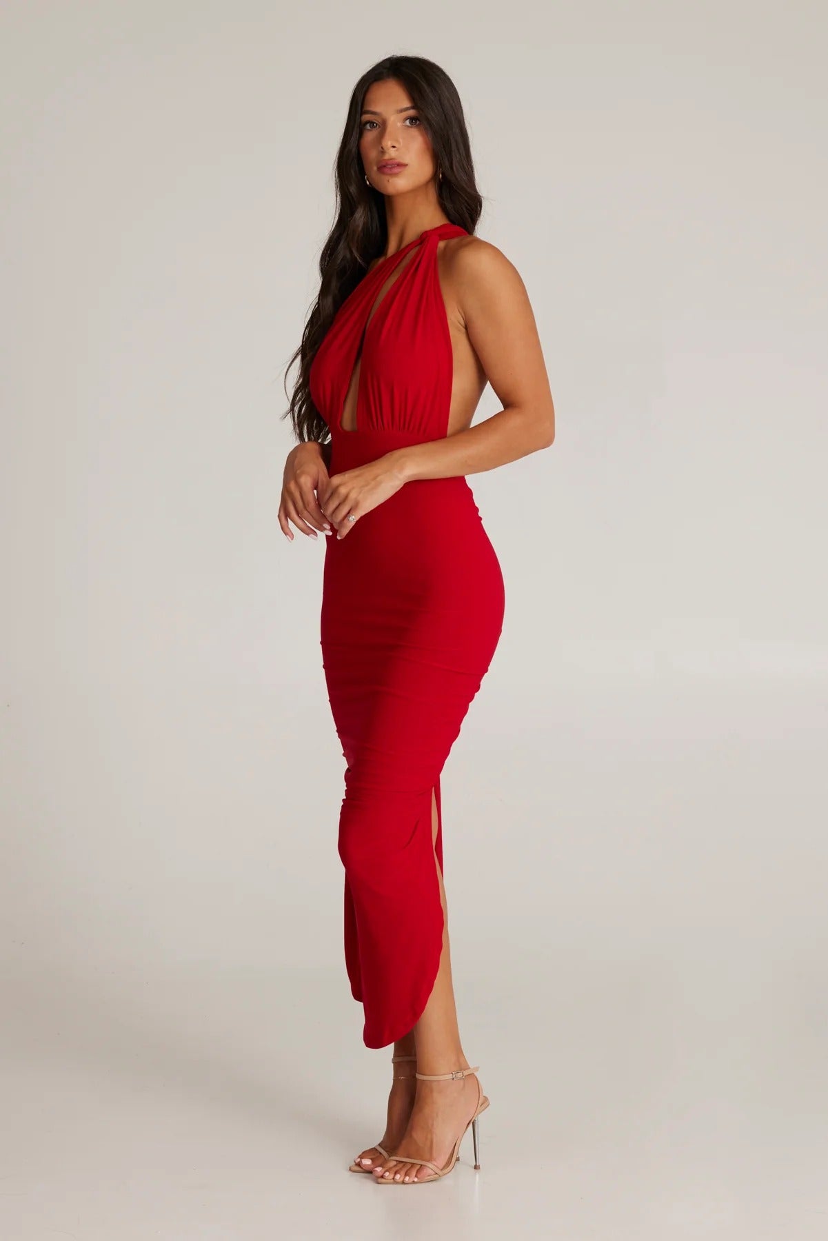 Melrose Multi-Way Dress - Red - SHOPJAUS - JAUS