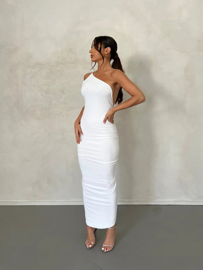 Lydia Dress - White - SHOPJAUS - JAUS