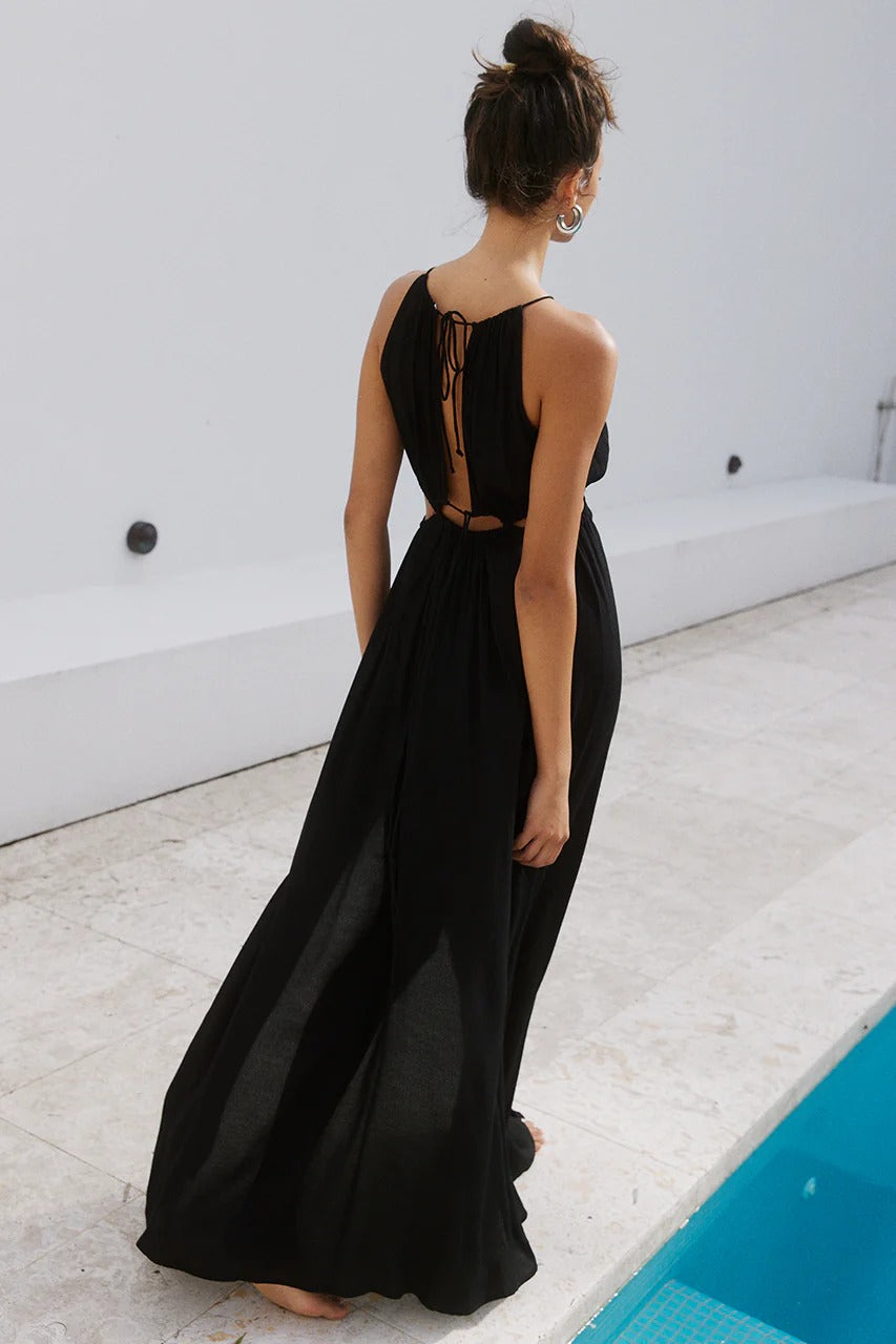 Mather Maxi Dress - Black - SHOPJAUS - JAUS