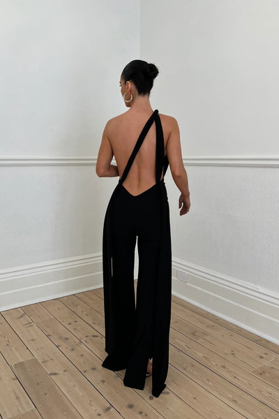 Vera Multi-Way Jumpsuit - Black - SHOPJAUS - JAUS