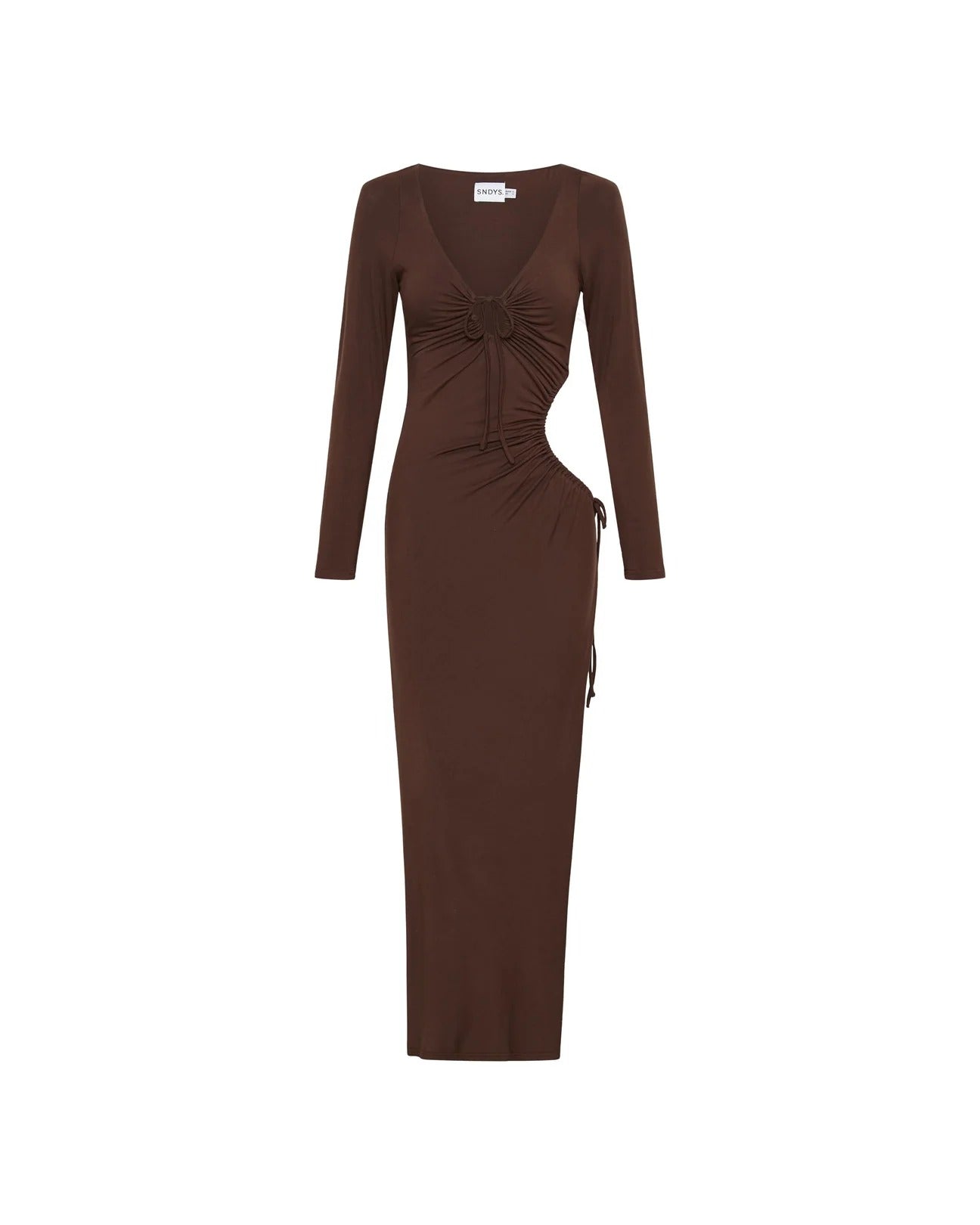 Rhys Maxi Dress - Chocolate - SHOPJAUS - JAUS