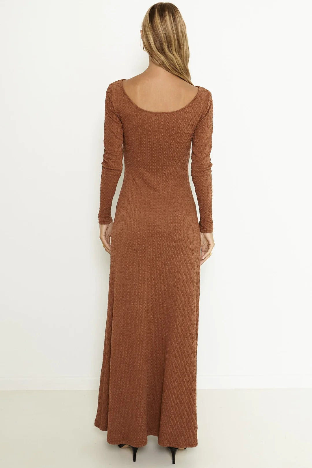 Tallulah Maxi Dress - Chestnut - SHOPJAUS - JAUS