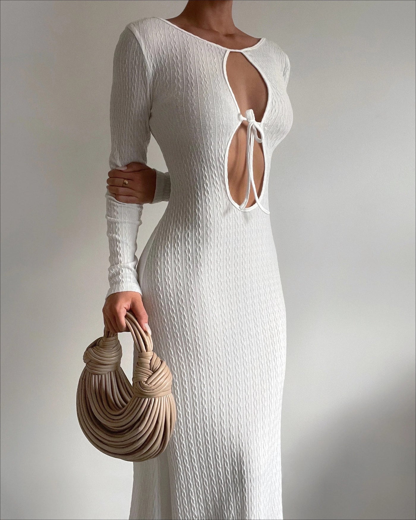 Tallulah Maxi Dress - White - SHOPJAUS - JAUS