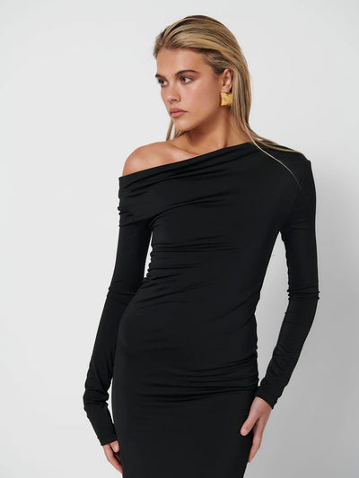 Margot Maxi Dress - Black - SHOPJAUS - JAUS