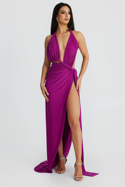 Kailani Gown - Purple - SHOPJAUS - JAUS