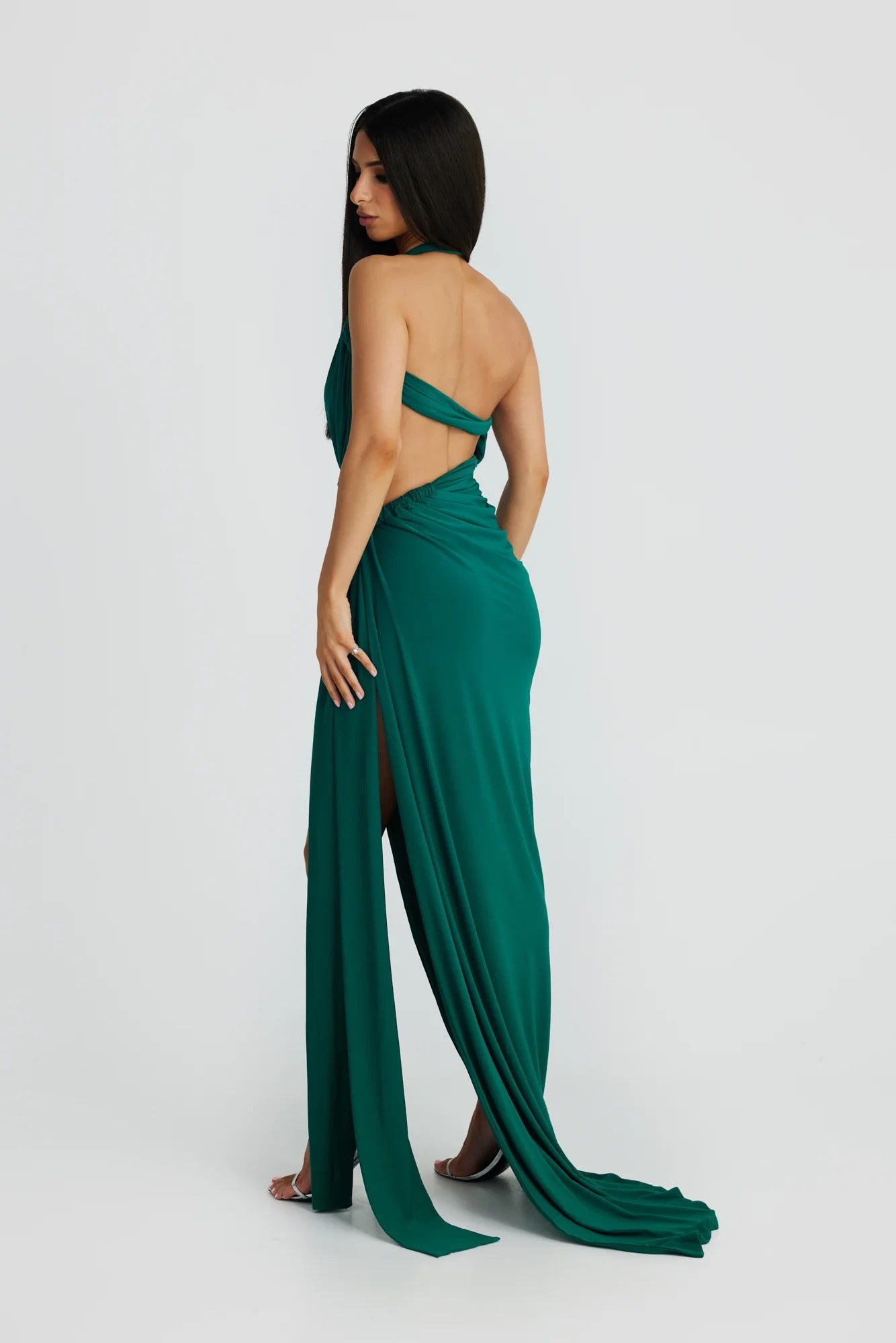 Kailani Gown - Emerald - SHOPJAUS - JAUS