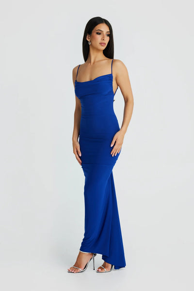 Celina Dress - Royal Blue - SHOPJAUS - JAUS