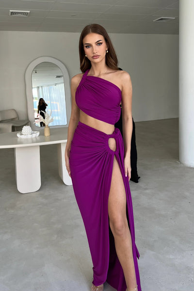 Viera Two Piece Set - Purple - SHOPJAUS - JAUS