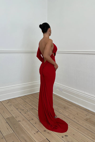 Acia Gown - Red - SHOPJAUS - JAUS