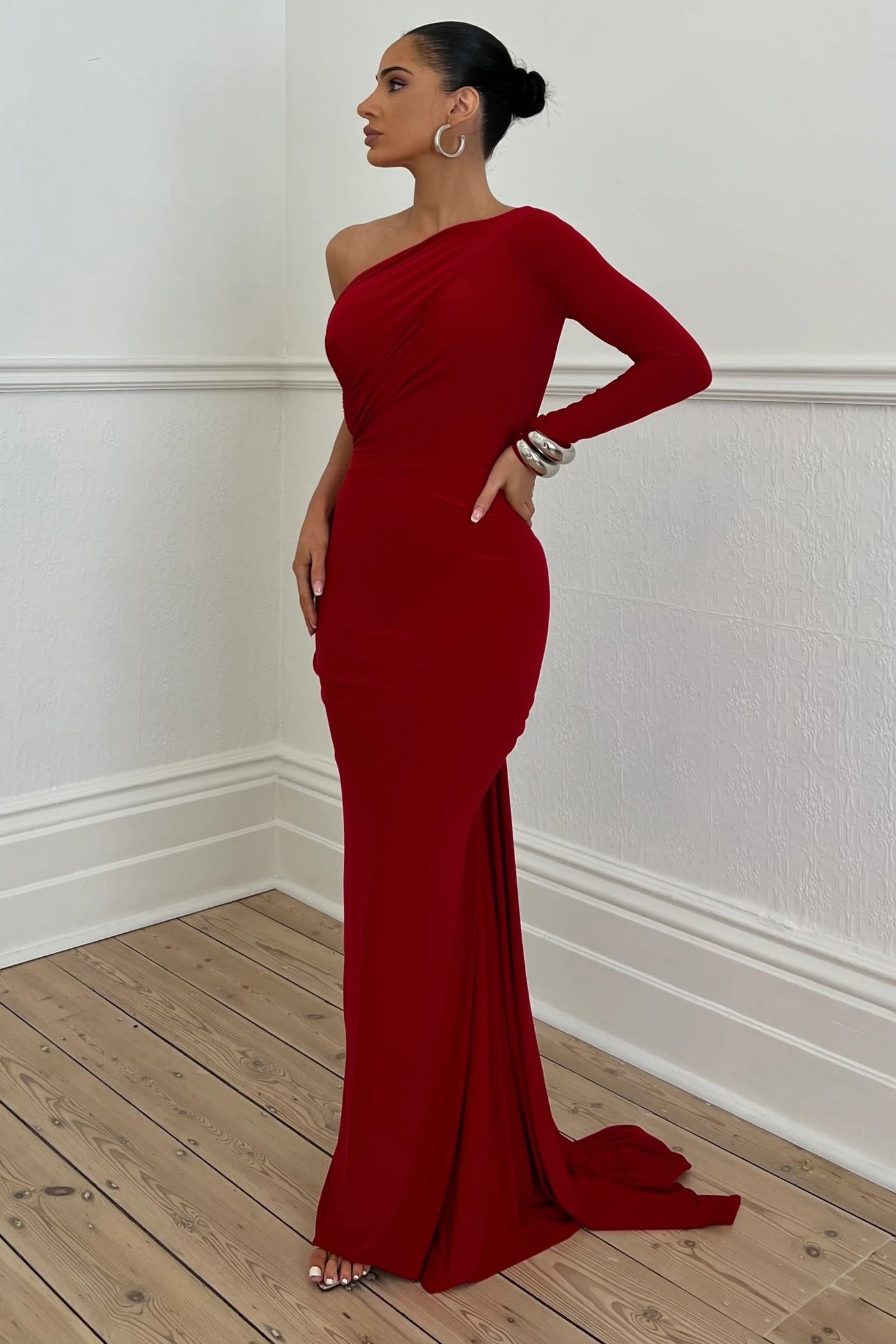 Acia Gown - Red - SHOPJAUS - JAUS