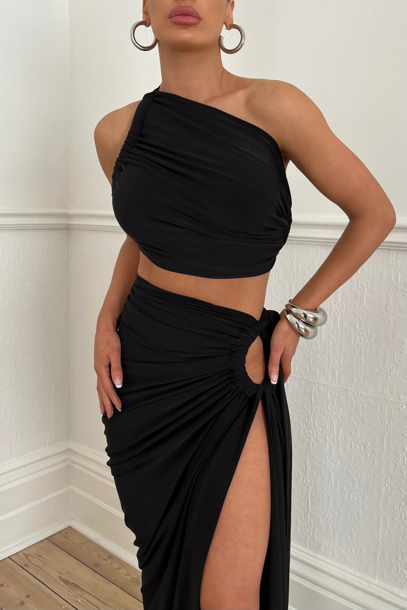 Viera Two Piece Set - Black - SHOPJAUS - JAUS