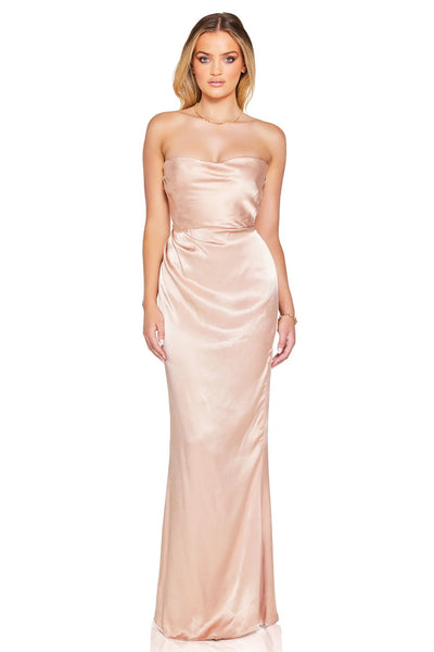 Nookie Emelie Strapless Gown - Nude - SHOPJAUS - JAUS