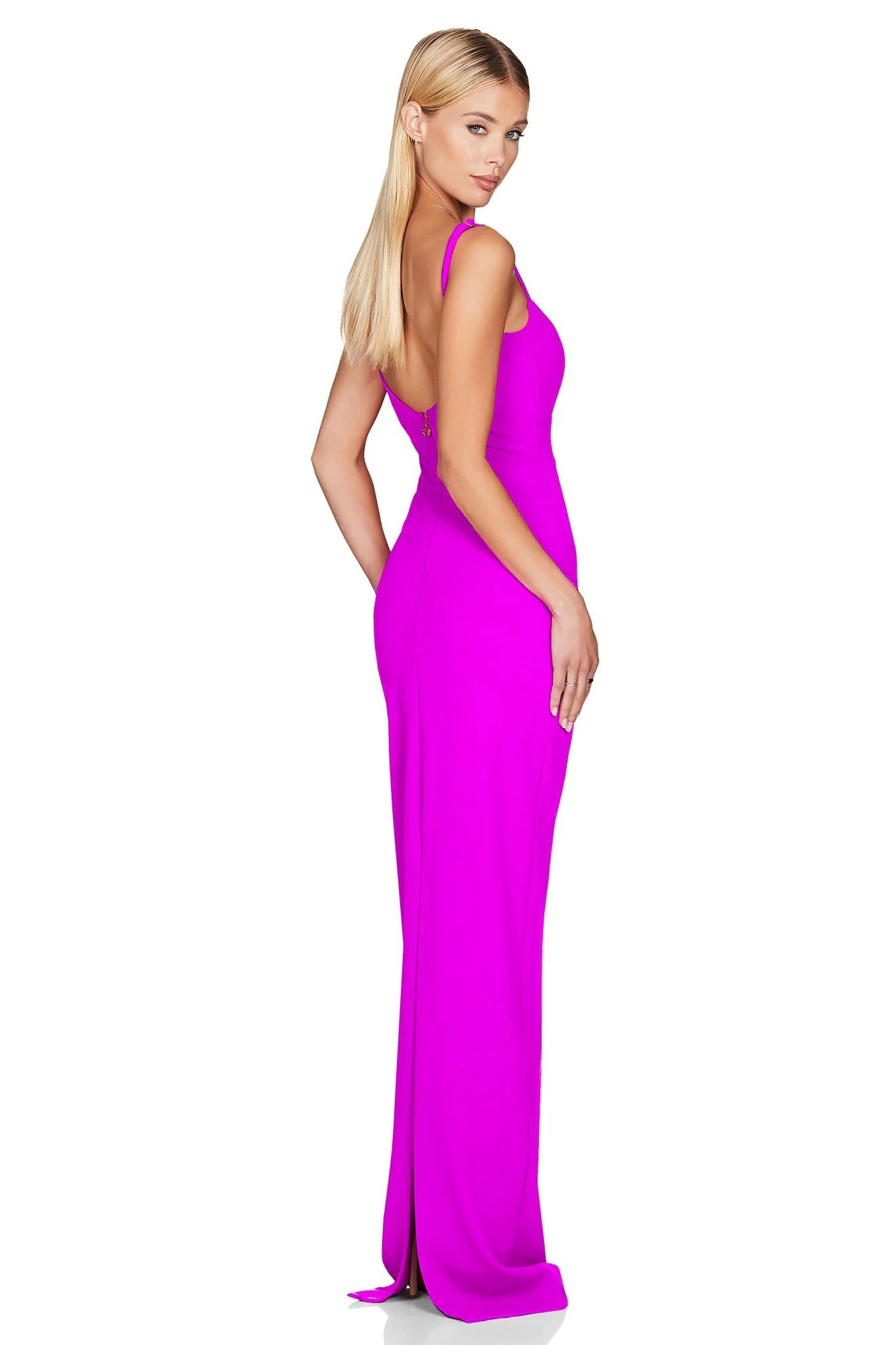 Nookie Bailey Gown - Electric Pink - SHOPJAUS - JAUS