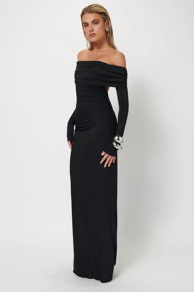 Gwen Gown - Black - SHOPJAUS - JAUS