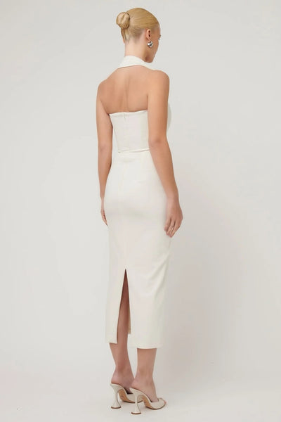 Meline Midi Dress - Ivory - SHOPJAUS - JAUS