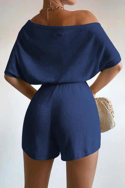 Mia Knit Romper - Steel - SHOPJAUS - JAUS