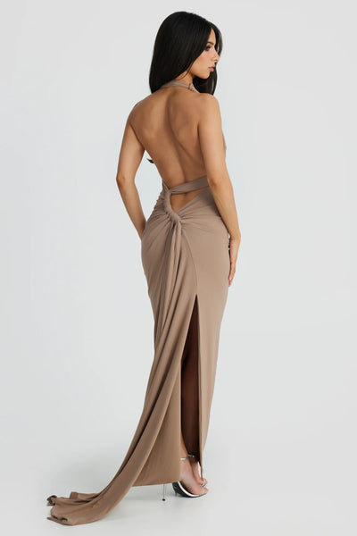 Ivana Multi-Way Gown - Latte (PREORDER) - SHOPJAUS - JAUS