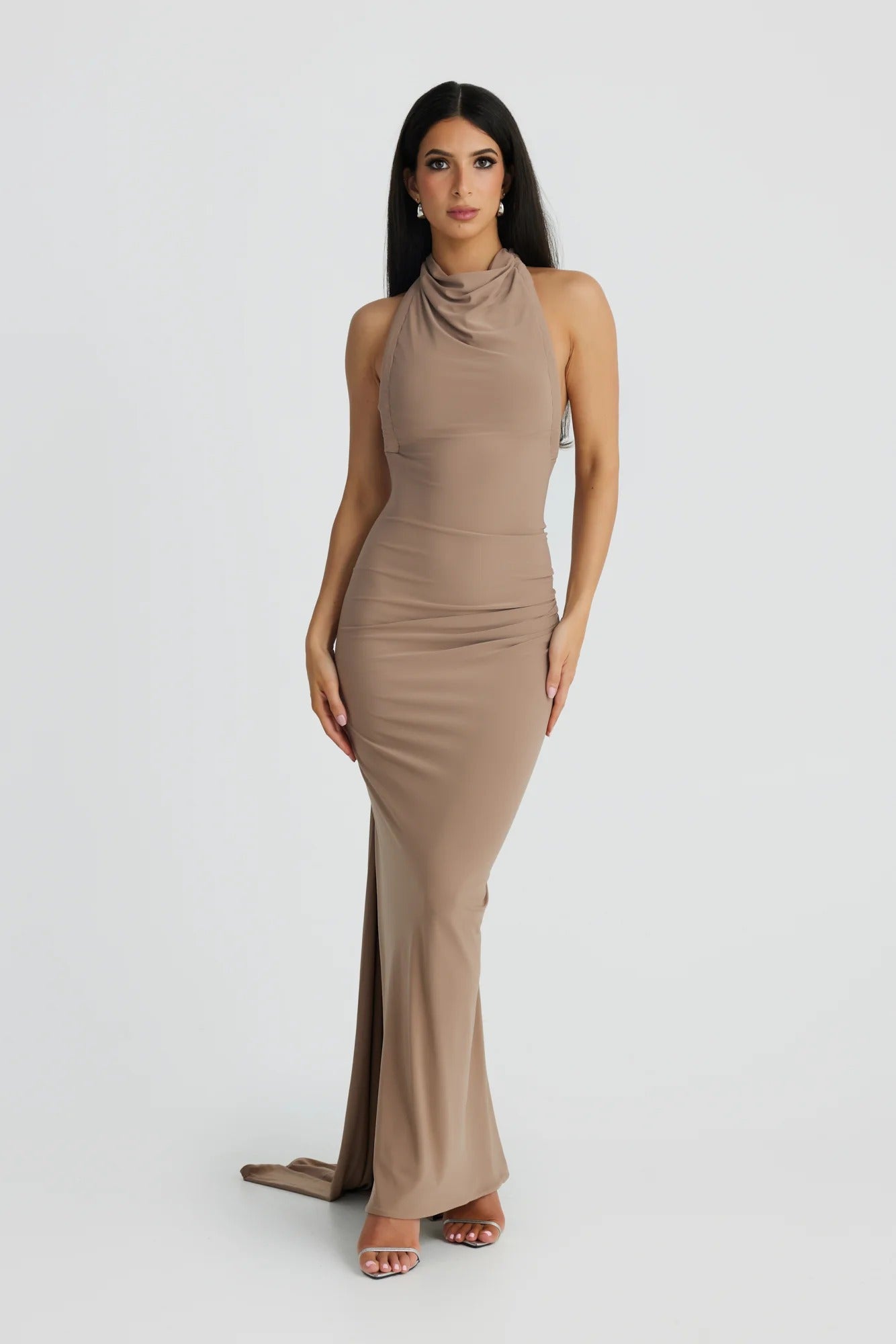 Ivana Multi-Way Gown - Latte (PREORDER) - SHOPJAUS - JAUS