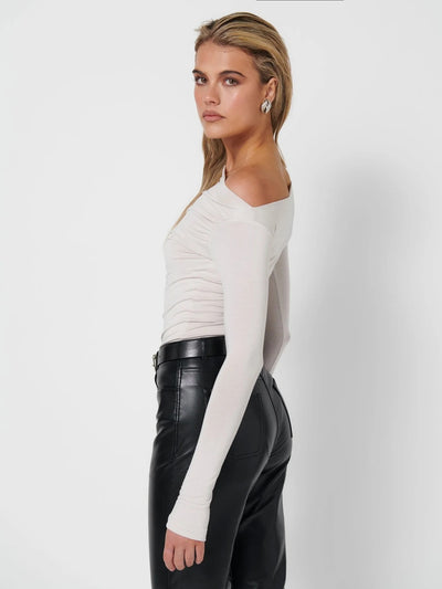 Arlo Bodysuit - Oyster - SHOPJAUS - JAUS