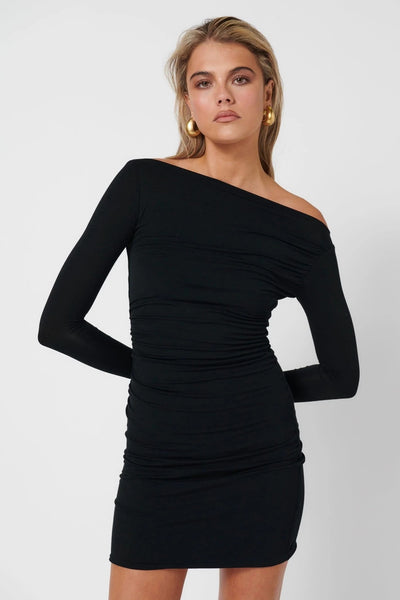 Vera Mini Dress - Black - SHOPJAUS - JAUS