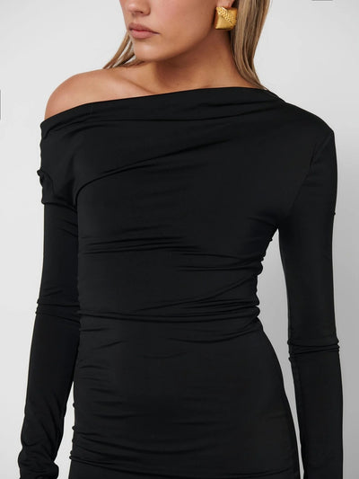 Vera Mini Dress - Black - SHOPJAUS - JAUS