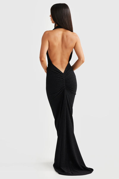 Maria Gown - Black Foil - SHOPJAUS - JAUS