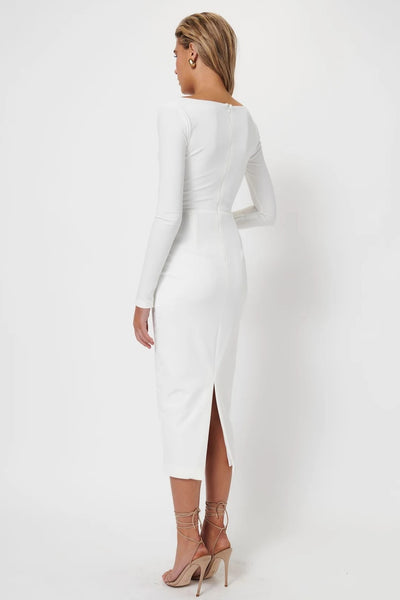 Mari Dress - Ivory - SHOPJAUS - JAUS