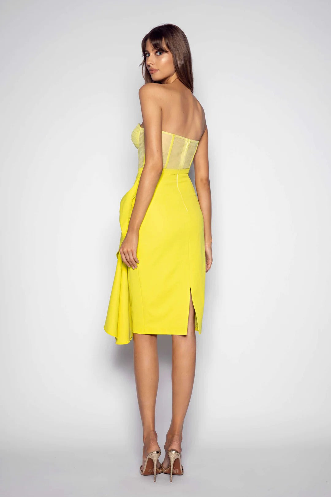 Helena Dress - Lime - SHOPJAUS - JAUS