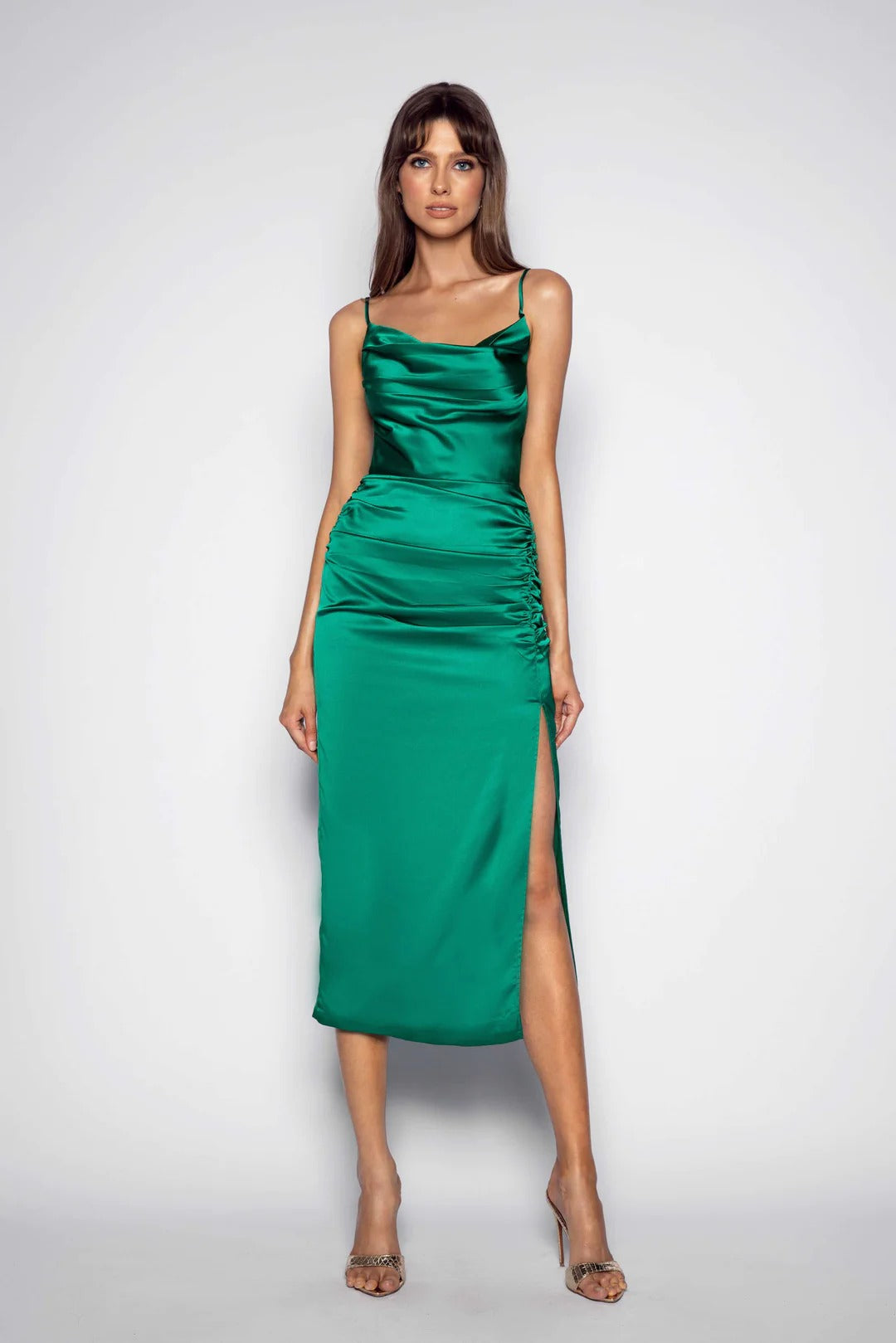 Shia Dress - Emerald Green - SHOPJAUS - JAUS