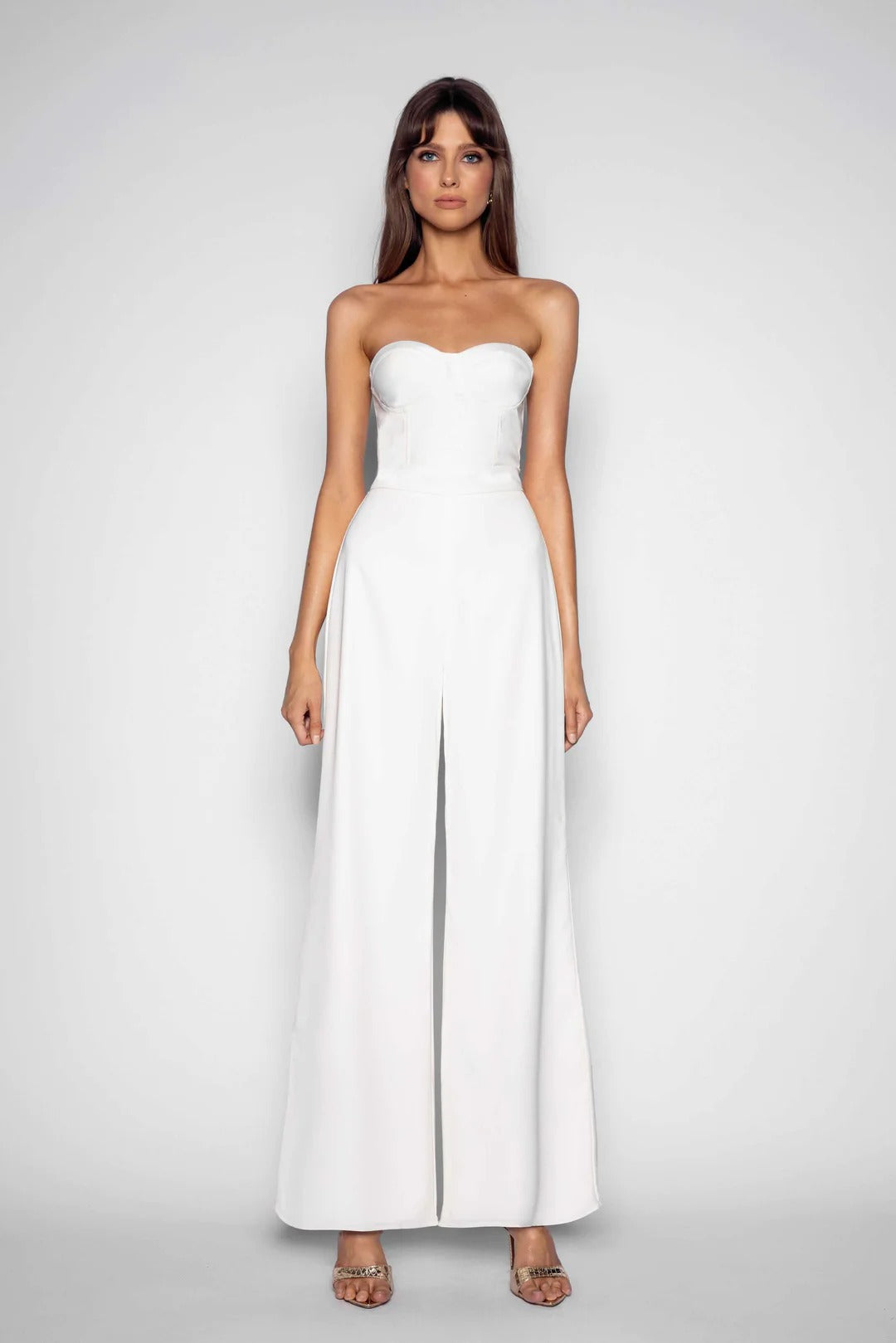 Skye Jumpsuit - White - SHOPJAUS - JAUS