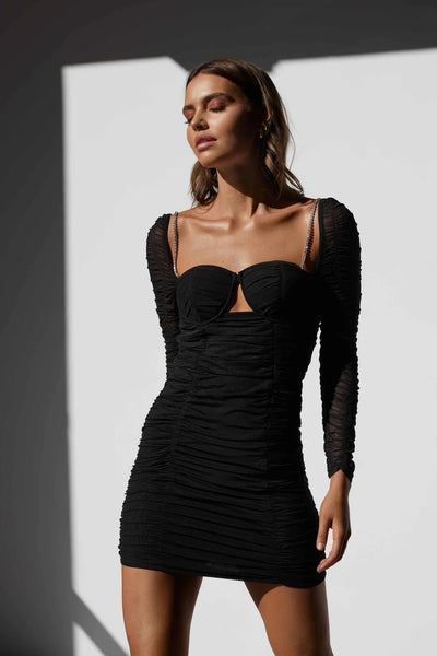 Everett Dress - Black - SHOPJAUS - JAUS