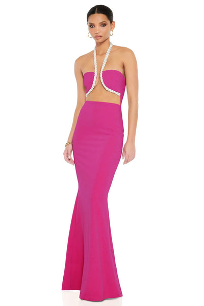 Nookie Adorn Gown - Fuchsia - SHOPJAUS - JAUS