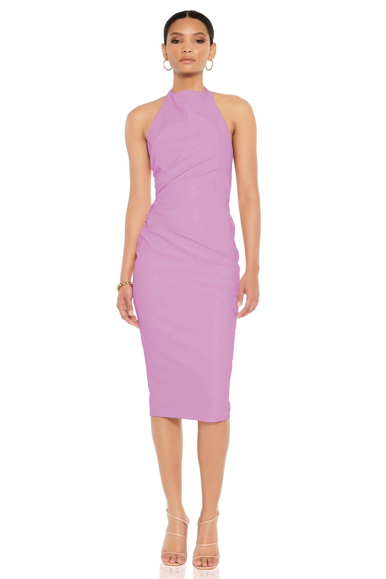 Nookie Rebel Midi Dress - Lilac - SHOPJAUS - JAUS