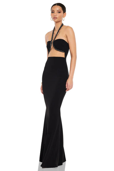 Nookie Adorn Gown - Black - SHOPJAUS - JAUS