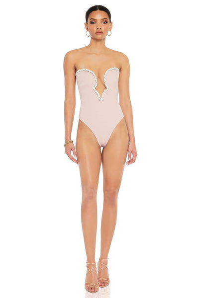 Nookie Adorn Bodysuit - Nude - SHOPJAUS - JAUS