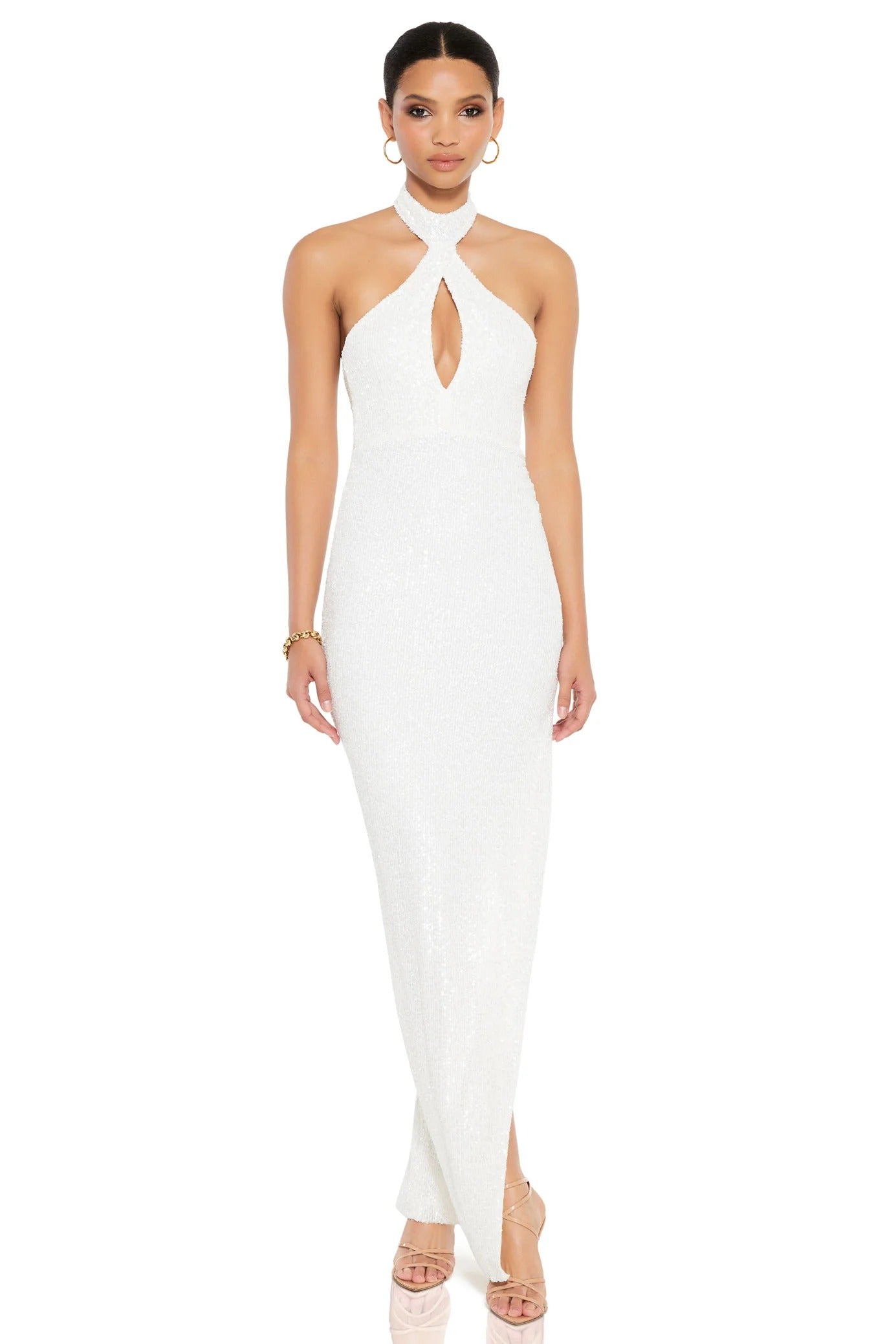 Nookie Elite Gown - White - SHOPJAUS - JAUS