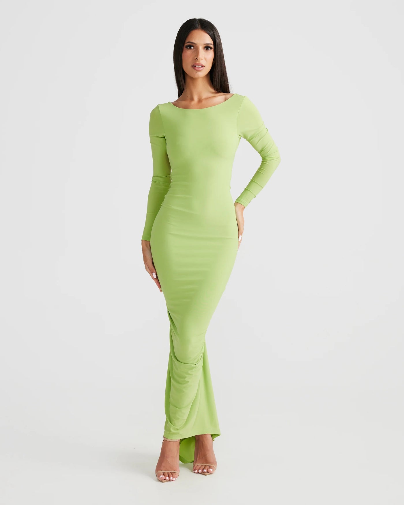 Camila Dress - Lime - SHOPJAUS - JAUS