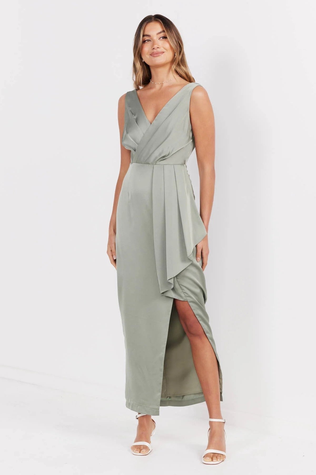 Goddess Dress - Sage - SHOPJAUS - JAUS