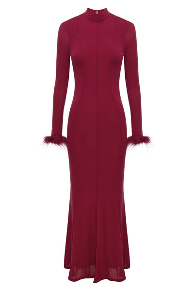 Ramon Maxi Dress - Ruby - SHOPJAUS - JAUS