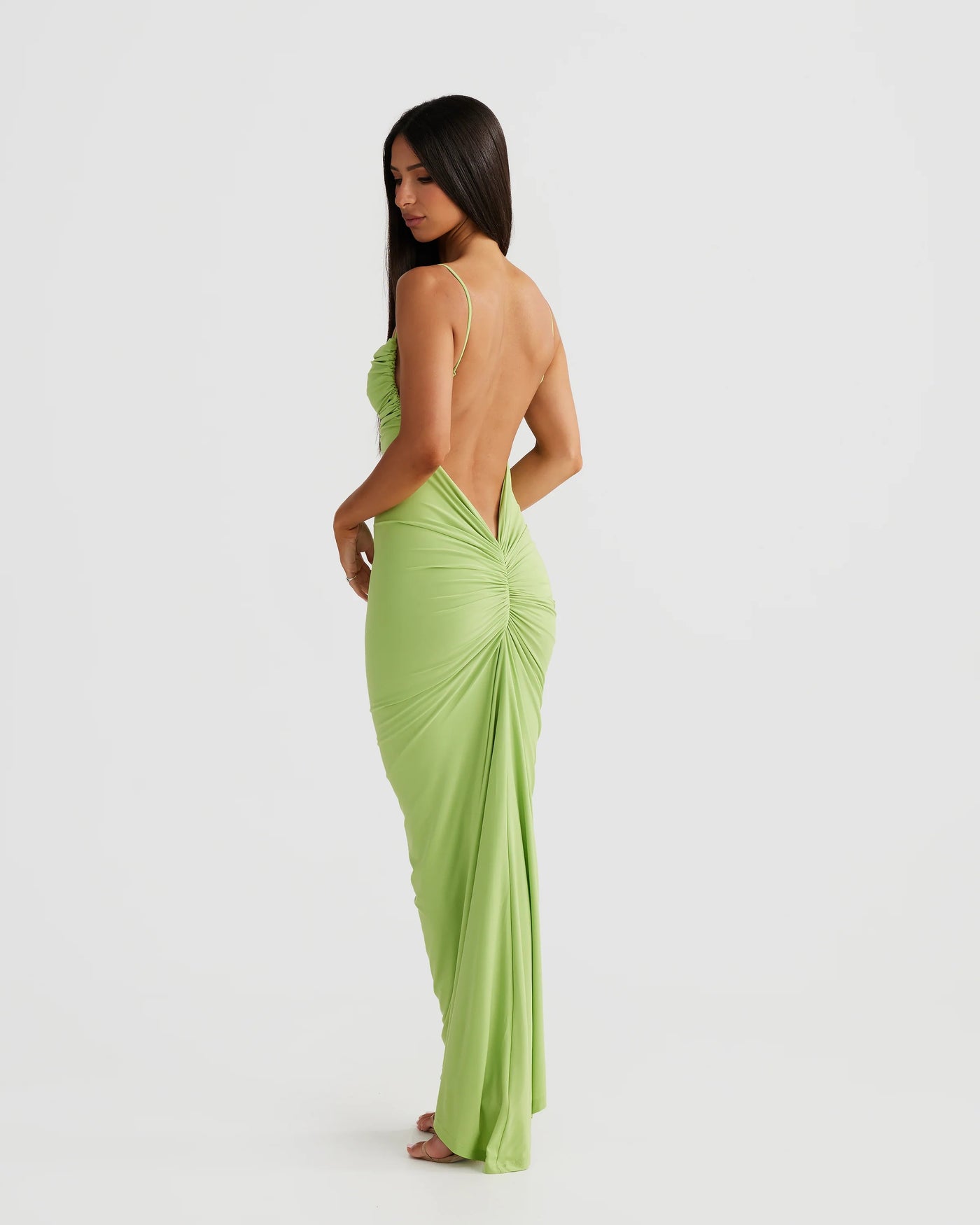 Celina Dress - Lime - SHOPJAUS - JAUS