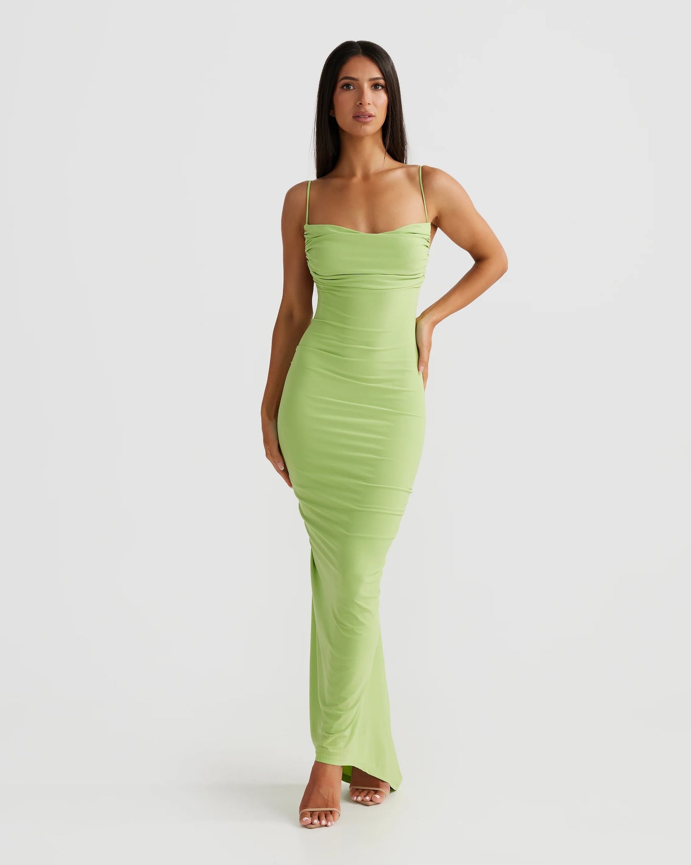 Celina Dress - Lime - SHOPJAUS - JAUS