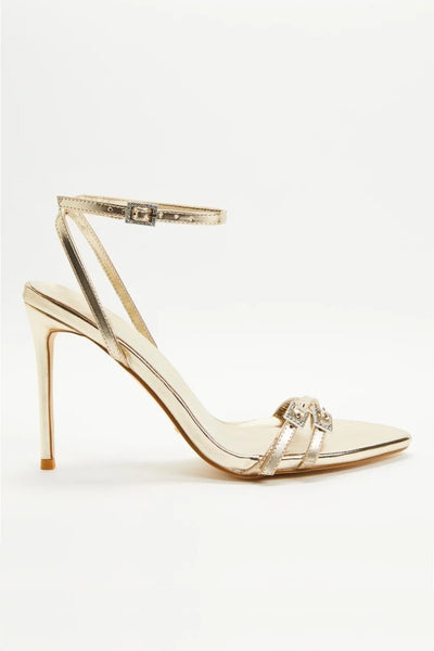 Yanni Heels - Gold Metallic - SHOPJAUS - JAUS