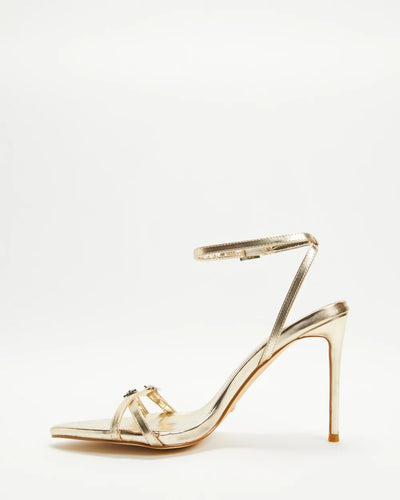 Yanni Heels - Gold Metallic - SHOPJAUS - JAUS