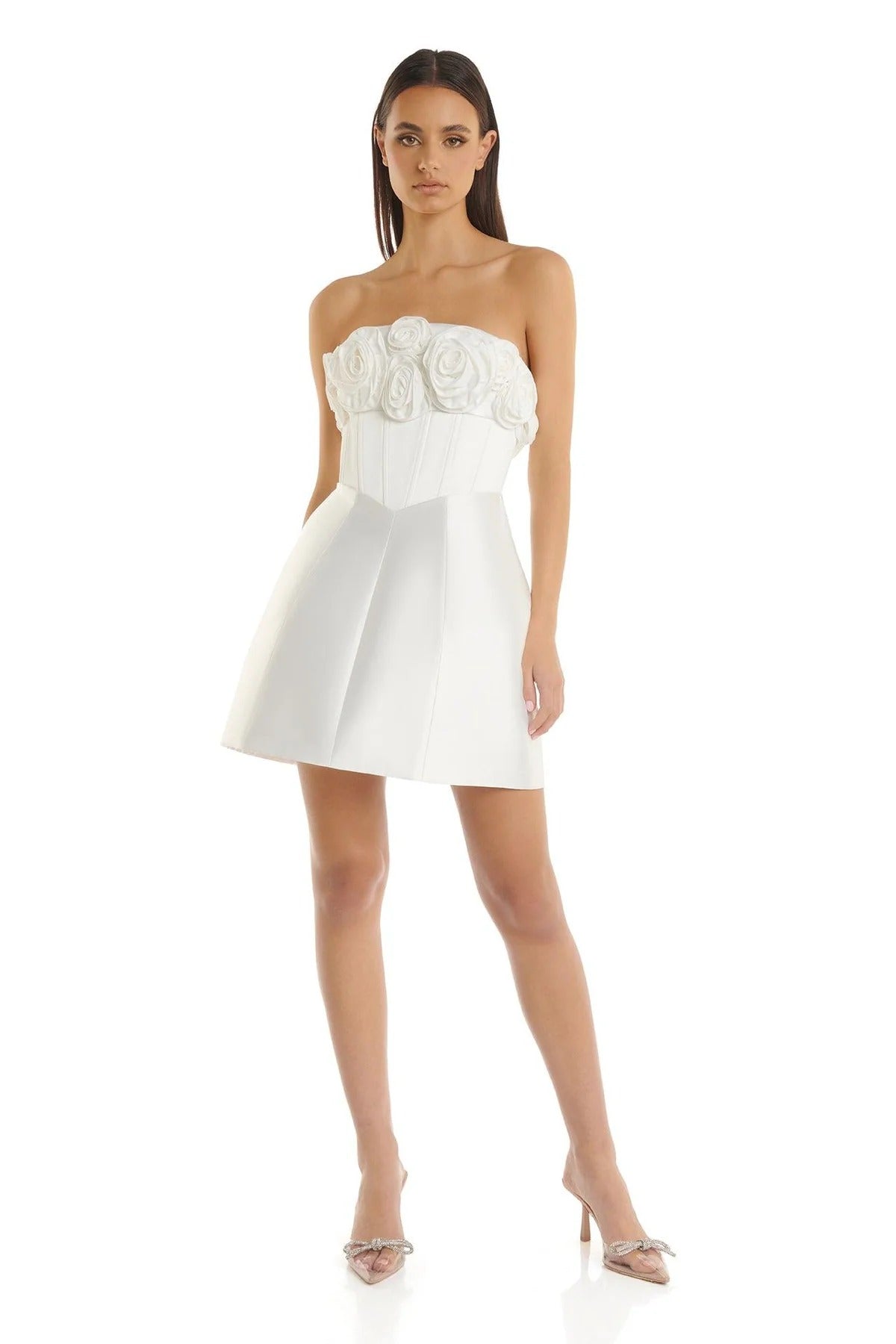 Tehanni Dress - White - SHOPJAUS - JAUS