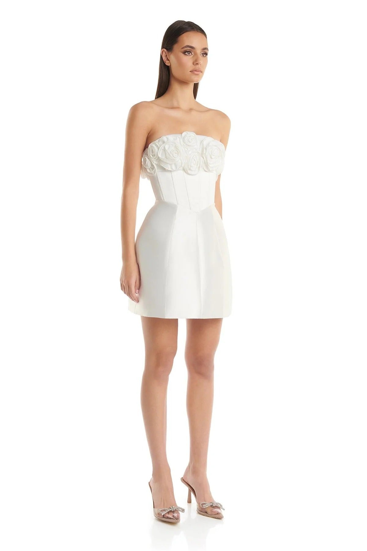 Tehanni Dress - White - SHOPJAUS - JAUS