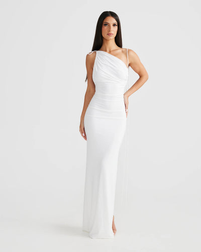 Natali Multi-Way Dress - White - SHOPJAUS - JAUS