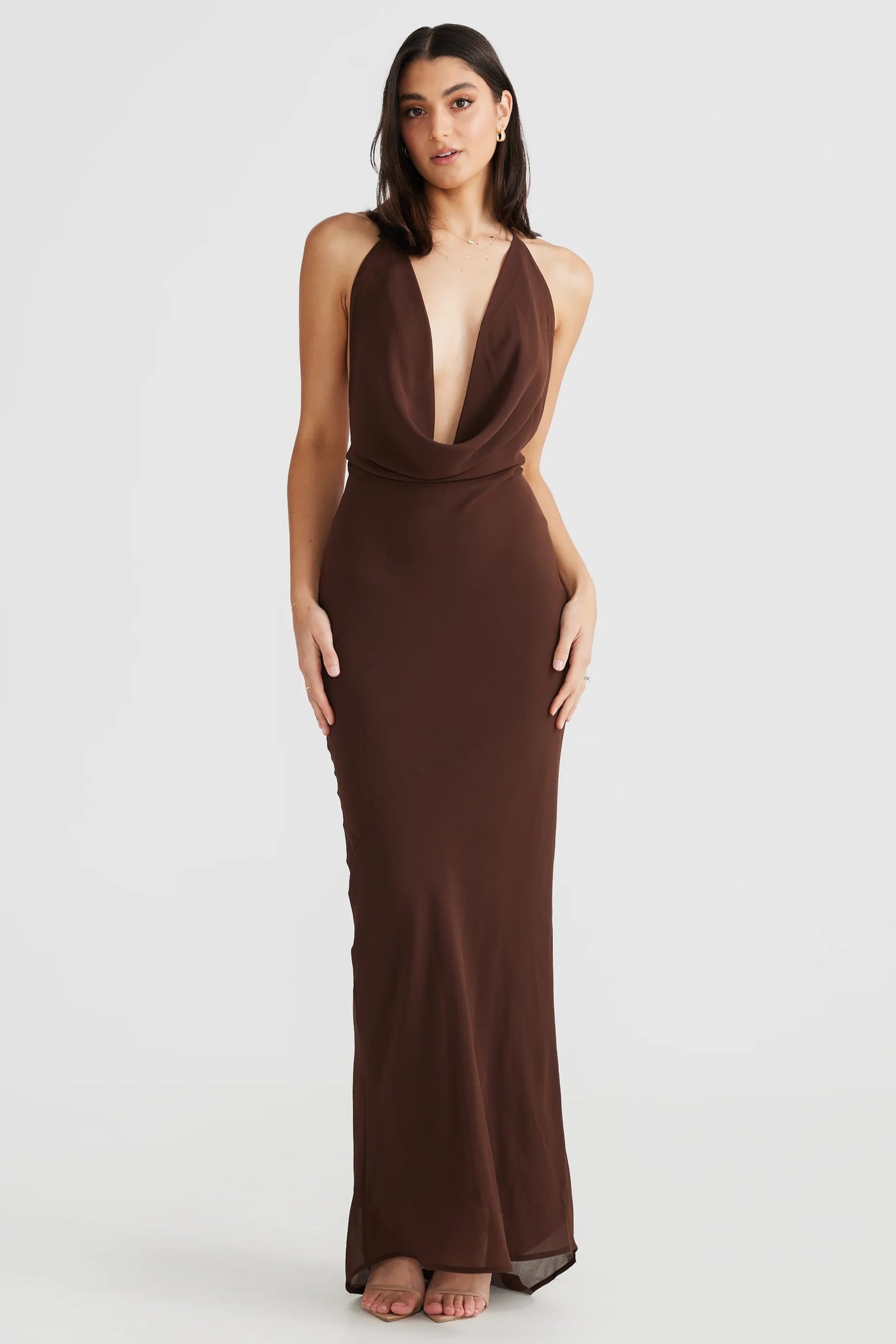 Lopez Dress - Brown - SHOPJAUS - JAUS